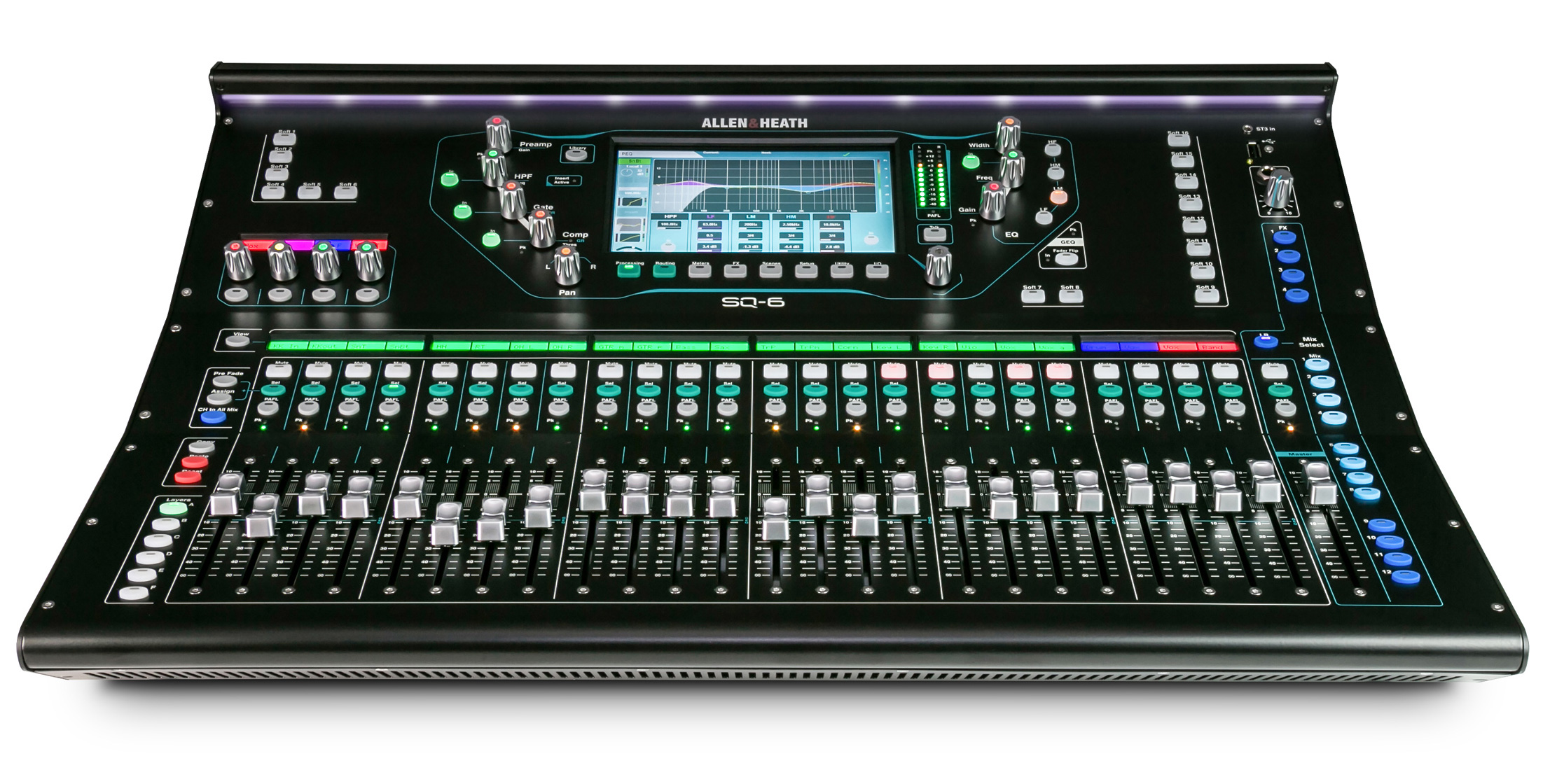 Allen &amp; Heath SQ-6 : SQ 6 Front High 1