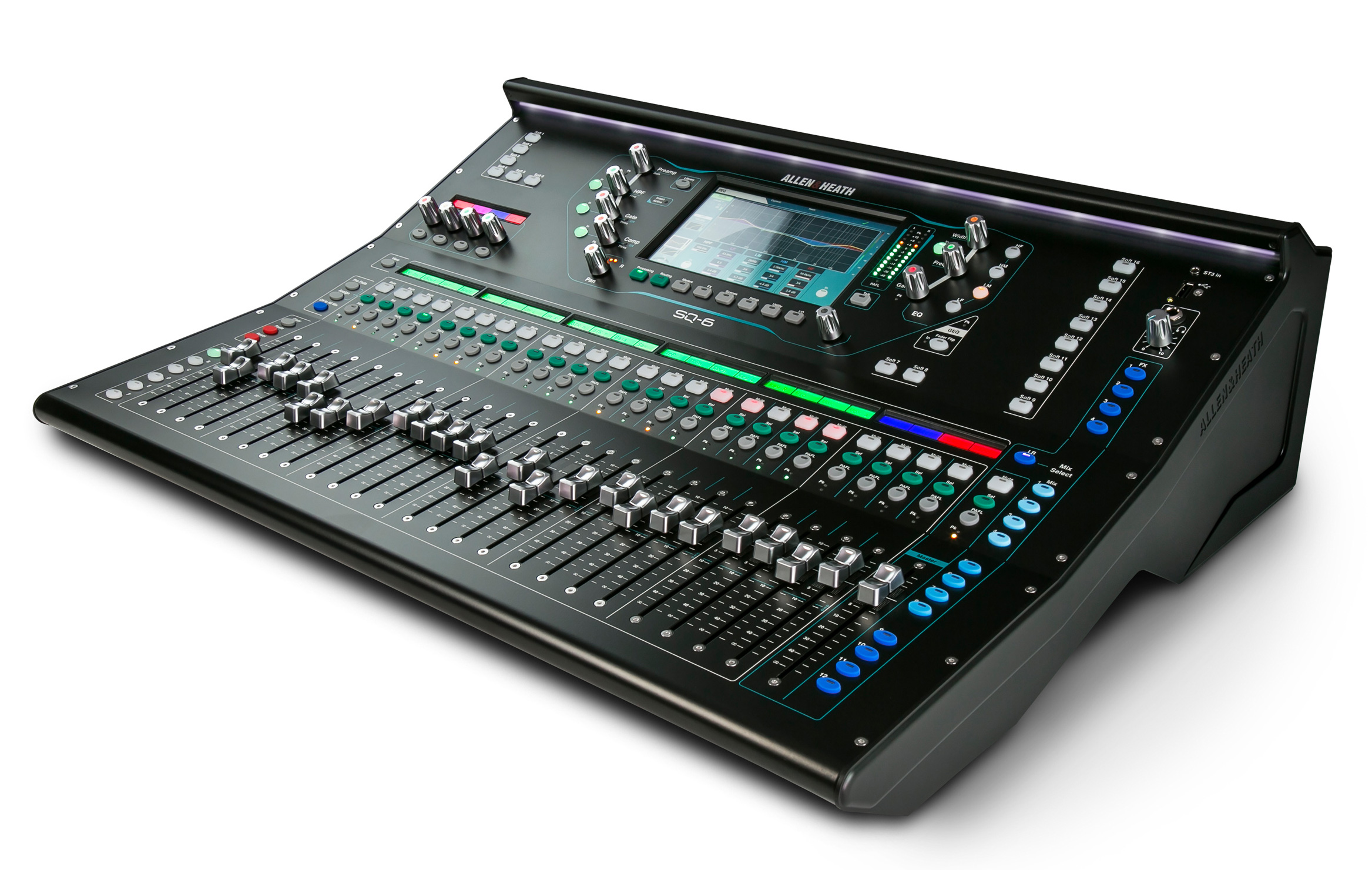 Allen &amp; Heath SQ-6 : SQ 6 HERO Left on white