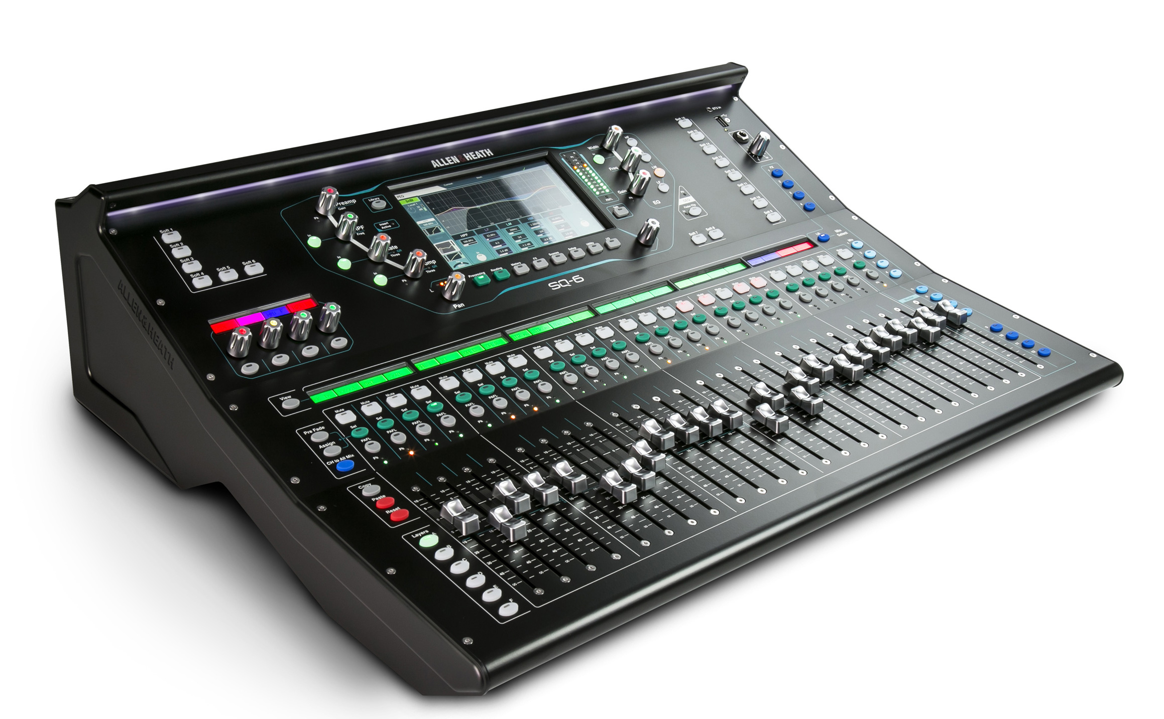 Allen &amp; Heath SQ-6 : SQ 6 HERO Right on White 1