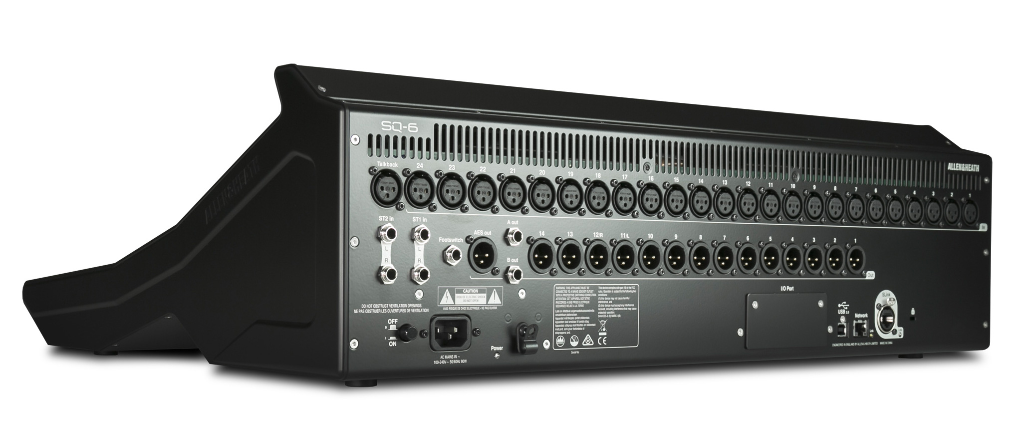 Allen &amp; Heath SQ-6 : SQ 6 ThreeQuarter Rear Left