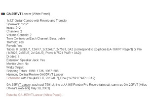 Gibson Lancer GA 35 RVT (65831)