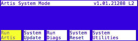 4 Artis Boot Loader Run