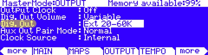 Esclave 4 PC3 MasterMode OUTPUT digout ext Esclave 4 PC3 MasterMode OUTPUT digout ext
