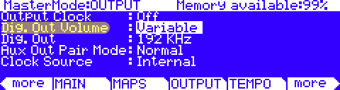 PC3 MasterMode OUTPUT digoutvol