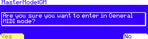 PC3 MasterMode GMOn confirm