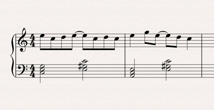 melodie harmonisation 1 melodie harmonisation 1
