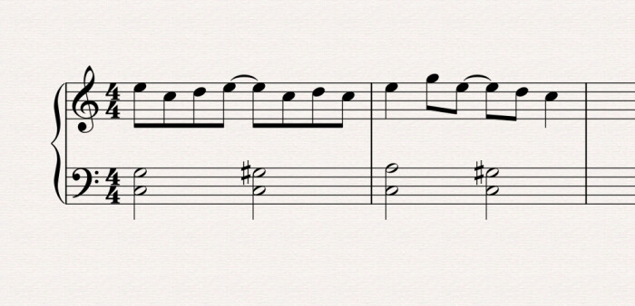 melodie harmonisation 3
