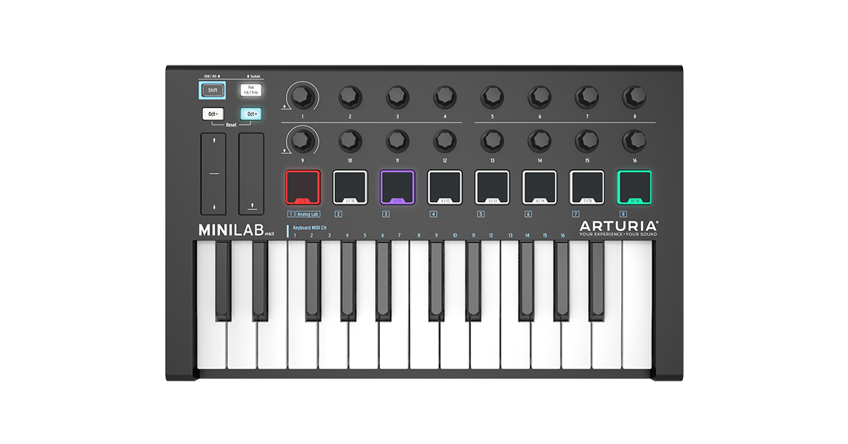 Arturia MiniLab mkII : minilab mkII black image