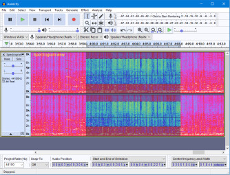 Audacity 220 spectrogam Windows normal Audacity 220 spectrogam Windows normal
