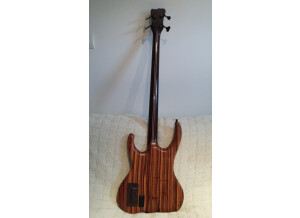 Luthier Pendennis fretless 4 zebrano