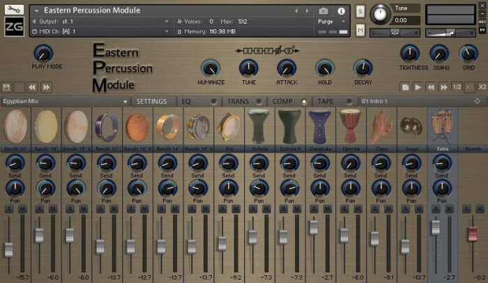 Eastern Percussion Module Interface 1024x1024