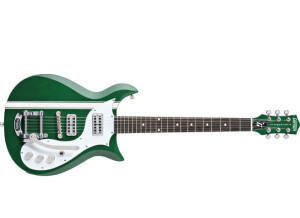gretsch g5135gl g love signature electromatic cvt phili green with competition stripe 80817