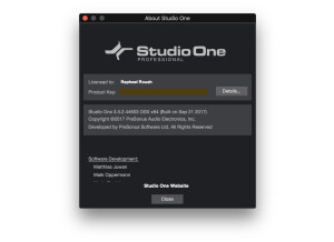 PreSonus Studio One 3 Professional (6256)