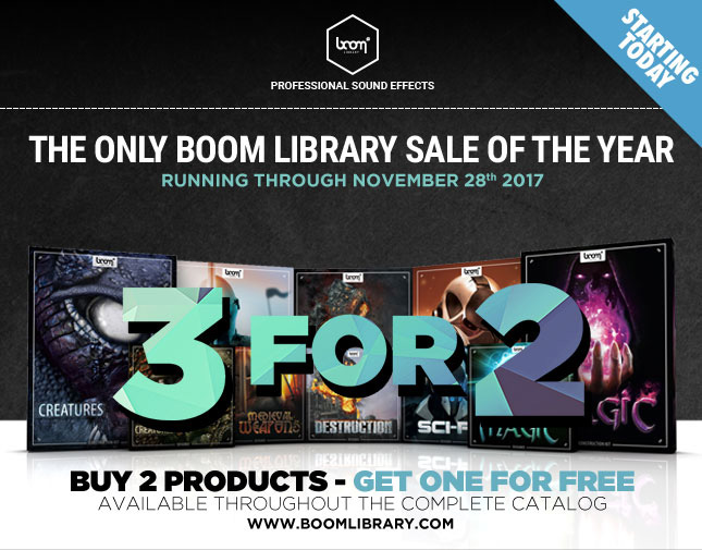 Boom Black Friday 2017