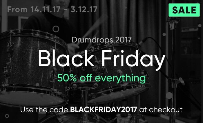 DrumDrops Black Friday Sale