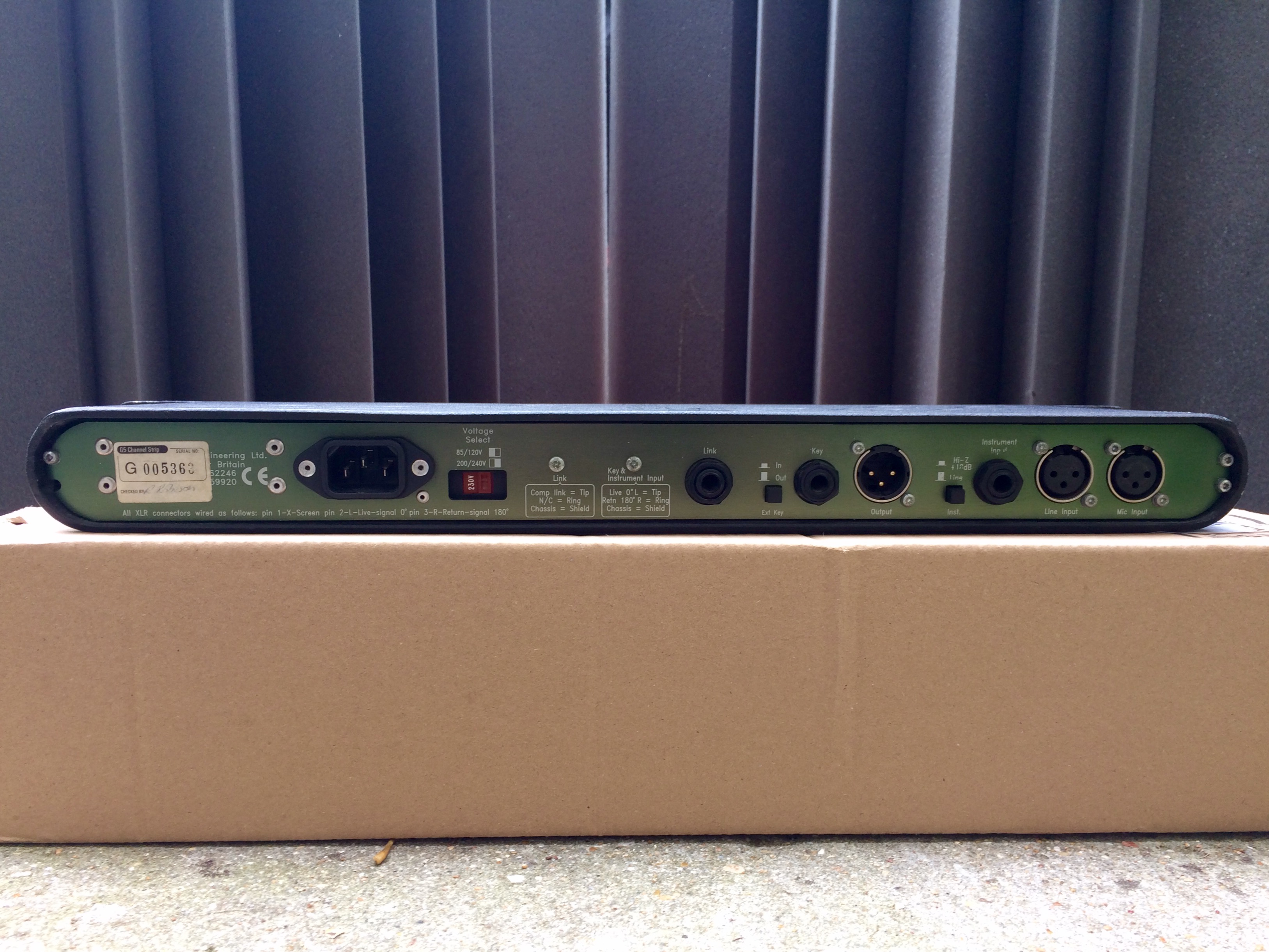 Pictures and images Focusrite Green 5 Channel Strip - Audiofanzine