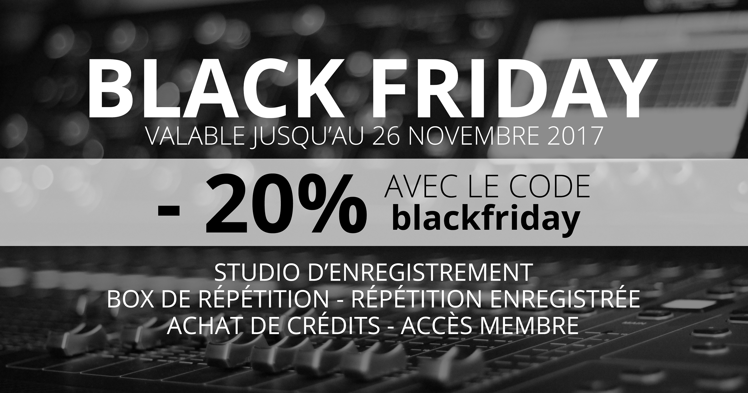 Black friday Studio Rimshot
