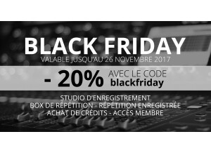 Black friday Studio Rimshot