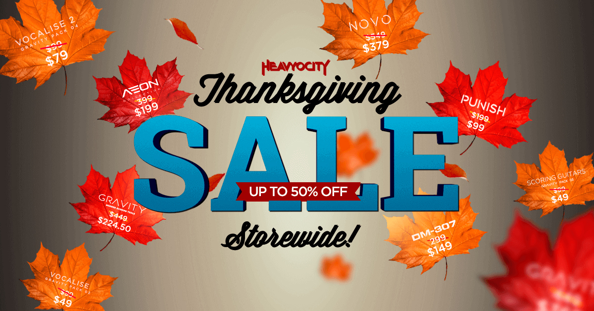 heavyocity Thanksgiving sale