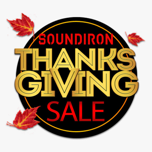 SoundIron Thanksgiving Sale 2017 Logo 1000x