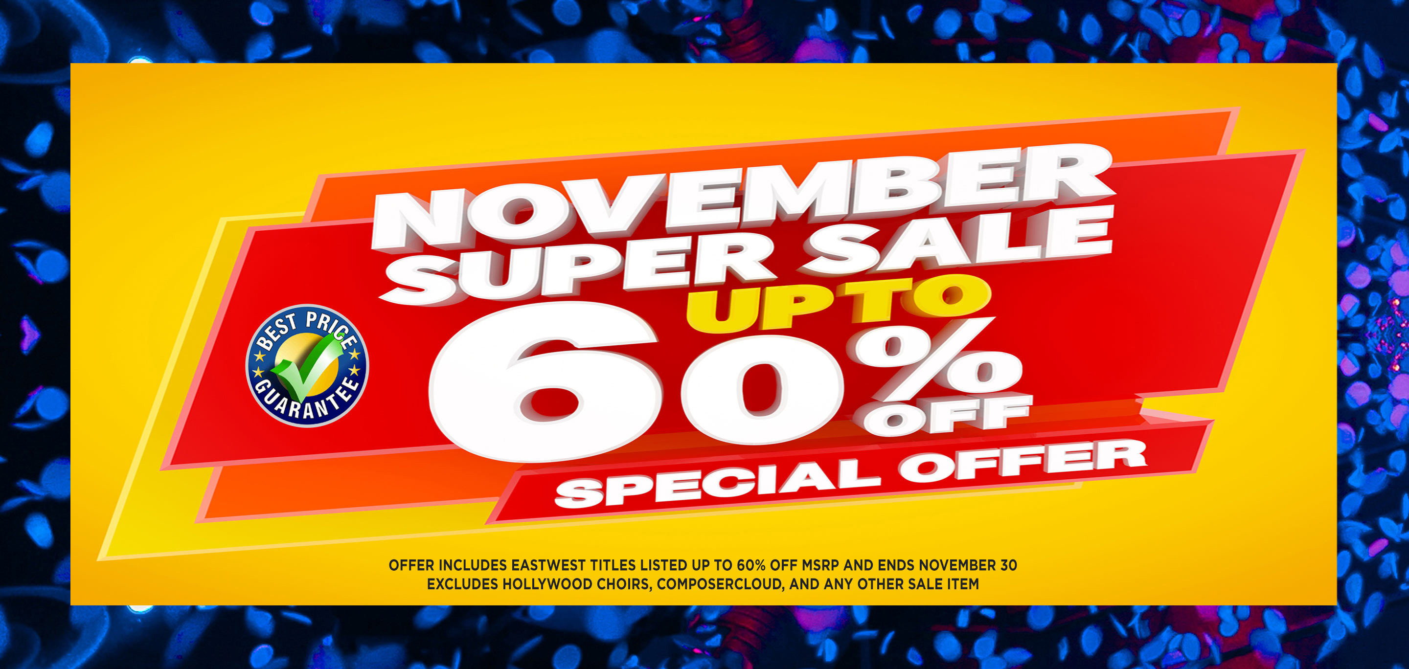 EastWest Black Friday 2