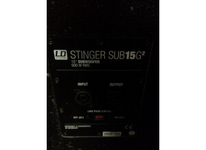 LD Systems Stinger SUB 15 G2