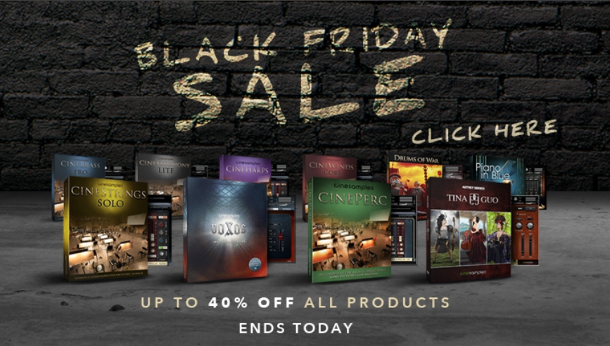 Cinesamples Cyber Monday