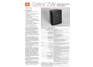 JBL Control 25 (18011)