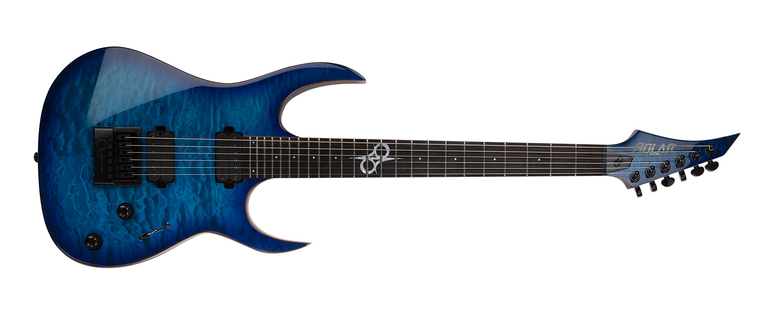 Solar Guitars S1.6ET LTD : Solar S1.6ETQOB LTD front