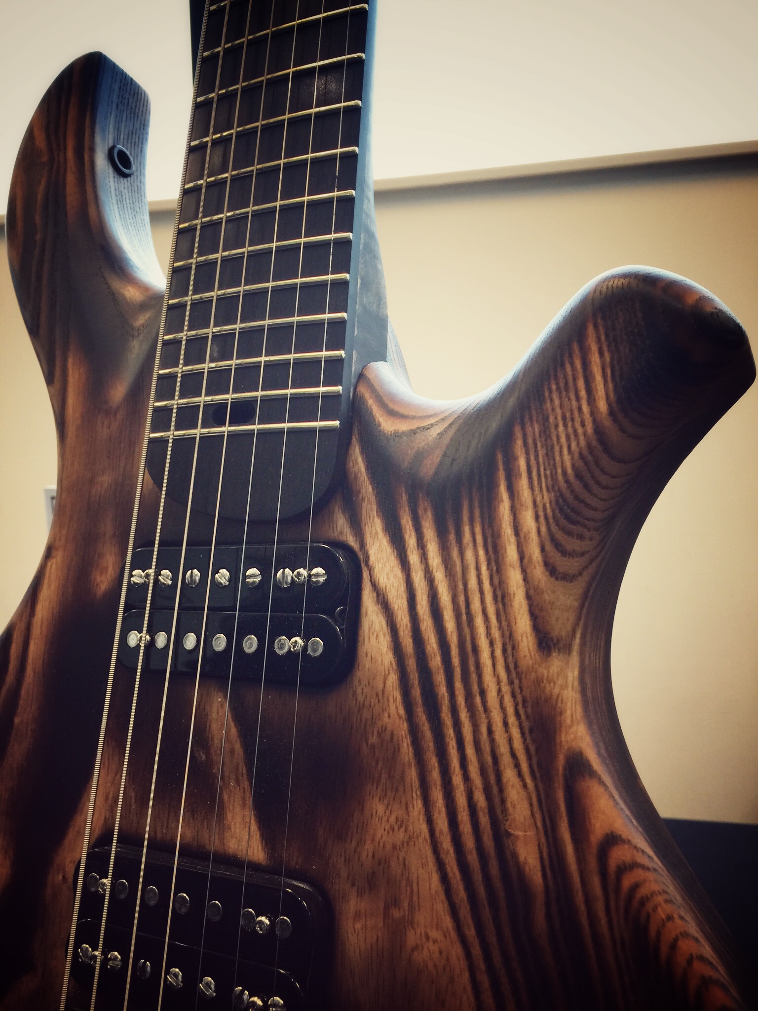 PMC GUITARS Blast 7 strings Shou Sugi Ban