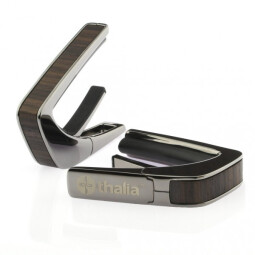 Thalia Capo Indian Rosewood Inlays with Black Chrome Finish : indian rosewood inlays with black chrome finish Thalia Capo Indian Rosewood Inlays with Black Chrome Finish : indian rosewood inlays with black chrome finish
