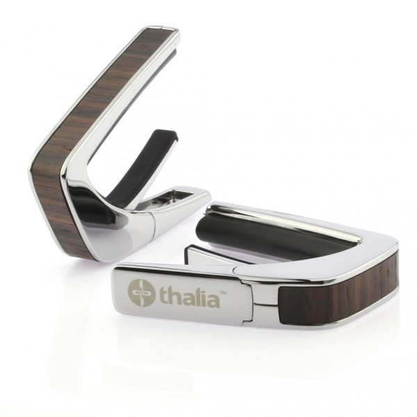 Thalia Capo Indian Rosewood Inlays with Chrome Finish : indian rosewood inlays with chrome finish
