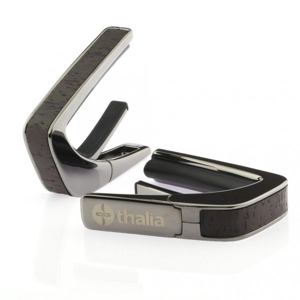 Thalia Capo Black Chrome Finish with African Wenge Inlay : black chrome finish with african wenge inlay