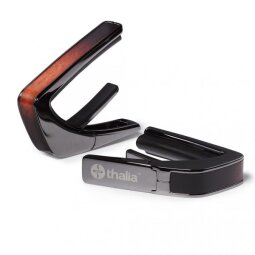 Thalia Capo Black Chrome Finish with Tobacoburst Birdseye Maple Inlay : black chrome finish with tobacoburst birdseye maple inlay Thalia Capo Black Chrome Finish with Tobacoburst Birdseye Maple Inlay : black chrome finish with tobacoburst birdseye maple inlay