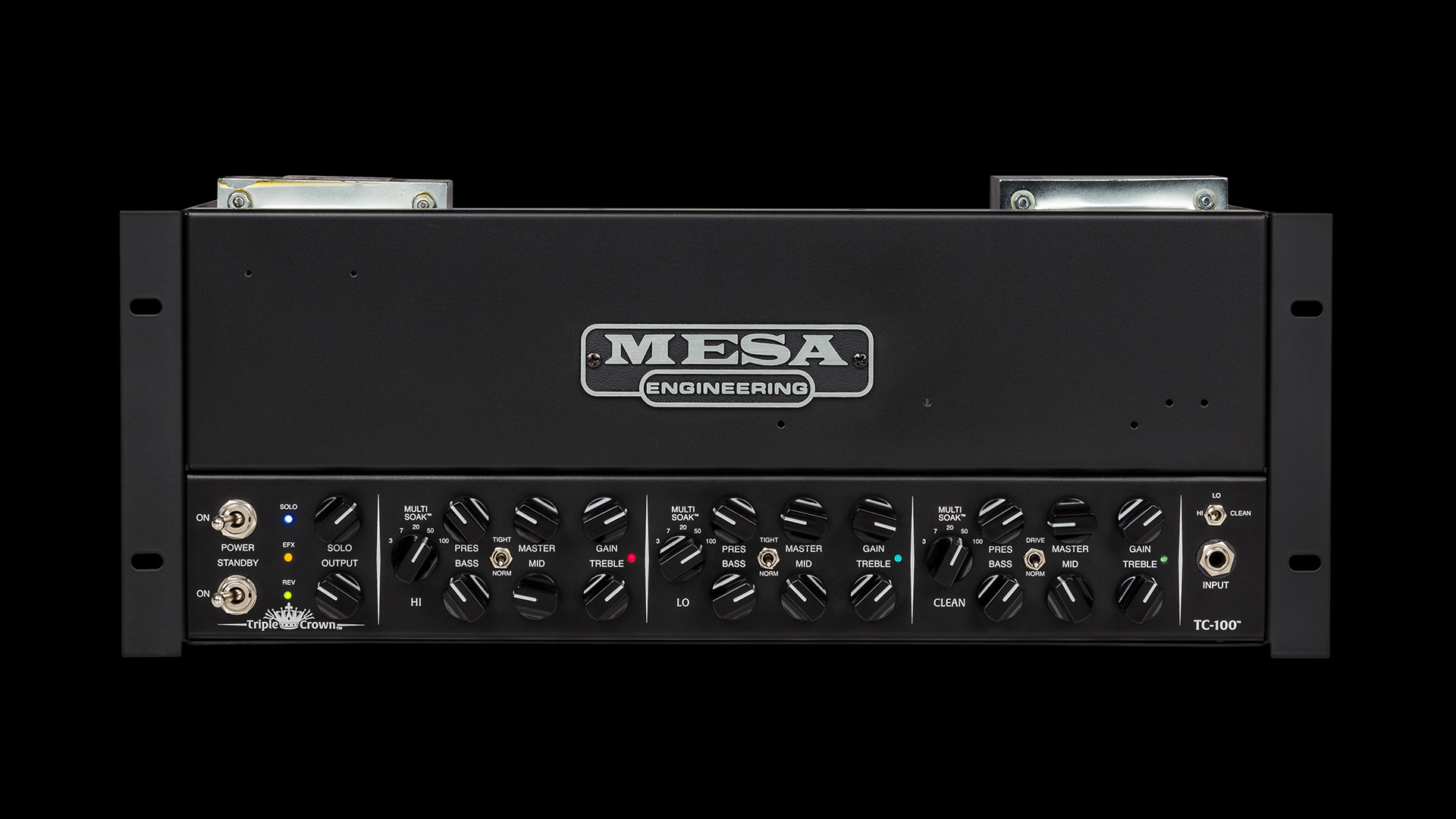 Mesa Boogie Triple Crown TC-100 Rackmount : tc100 head rackmount frt hq