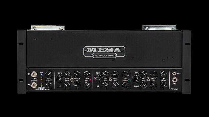 Mesa Boogie Triple Crown TC-100 Rackmount : tc100 head rackmount frt hq Mesa Boogie Triple Crown TC-100 Rackmount : tc100 head rackmount frt hq