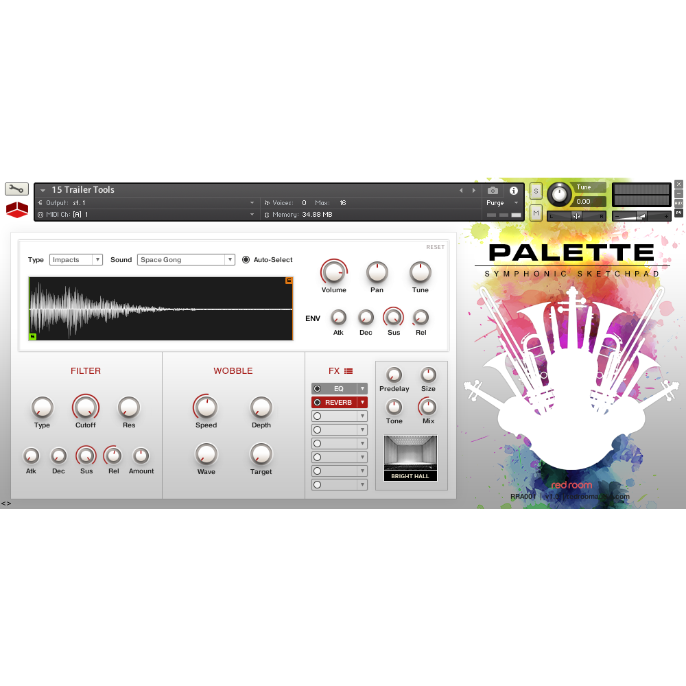 Red Room Audio Symphonic Sketchpad : SySk Main GUI 4