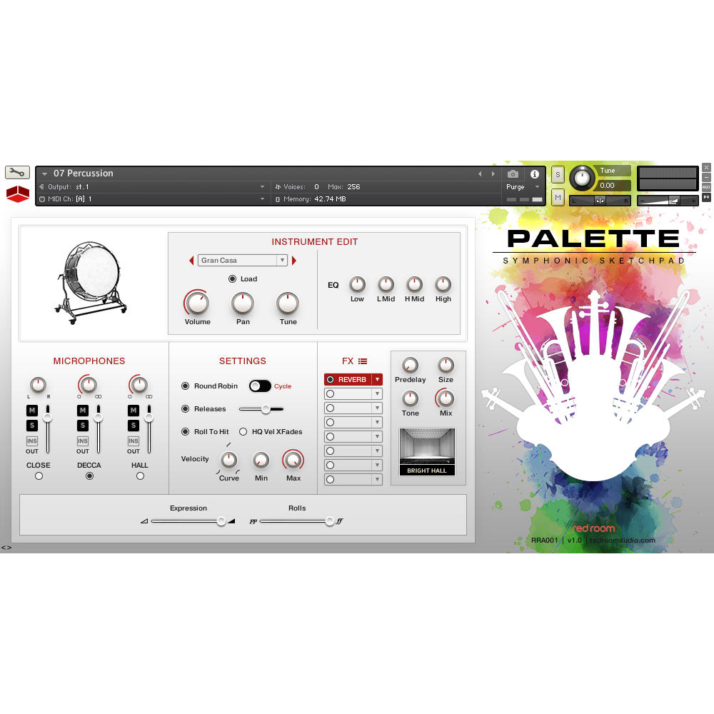 Red Room Audio Symphonic Sketchpad : SySk Main GUI 2