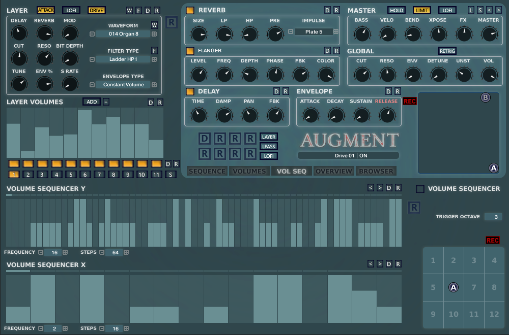 Augment Volume Sequencer