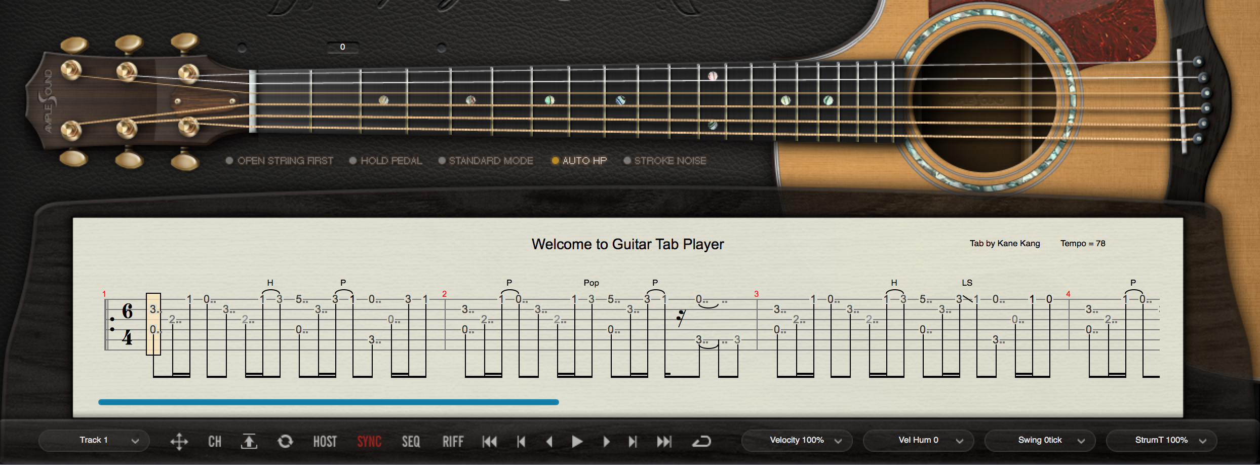 Ample Sound Ample Guitar Full Bundle : tab