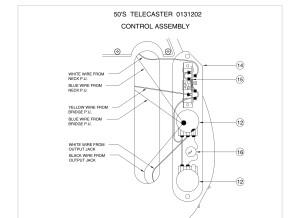 Tornade MS Pickups Telecaster 55 Set (83638)