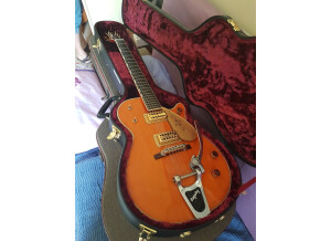 Gretsch G6121-1955 Chet Atkins Solid Body w/ Leather Trim - Tangerine (20738)