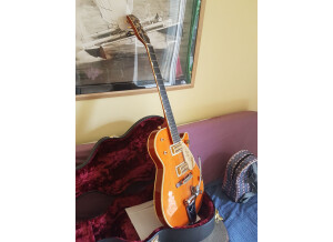 Gretsch G6121-1955 Chet Atkins Solid Body w/ Leather Trim - Tangerine (61627)