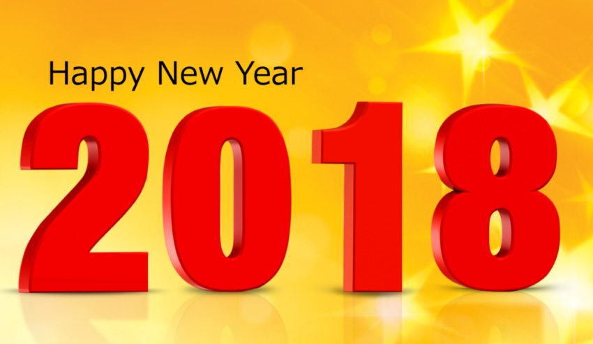 Happy New Year 2018 Wallpapers 1200x675 850x550