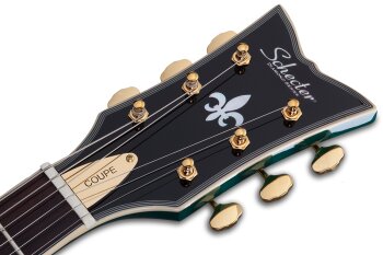 Schecter Coupe : COUPE GREEN HEADSTOCK Schecter Coupe : COUPE GREEN HEADSTOCK