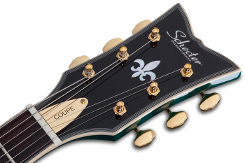 Schecter Coupe : COUPE GREEN HEADSTOCK