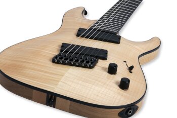 Schecter C-7 Multiscale SLS Elite : C 7 MS SLS ELITE GNAT BODY CLOSE HIGH Schecter C-7 Multiscale SLS Elite : C 7 MS SLS ELITE GNAT BODY CLOSE HIGH