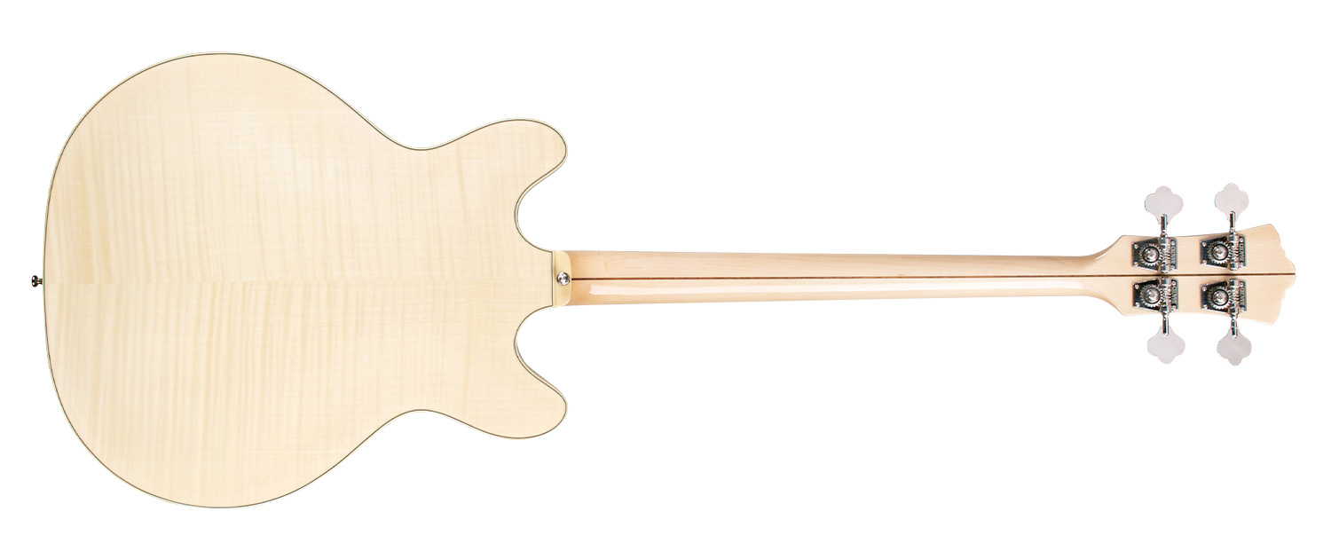 Guild Starfire Bass II Flamed Maple : starfire bass II flamed maple back