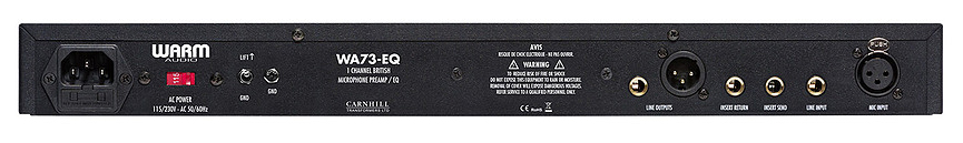 Warm Audio WA73-EQ : WA73EQ Rear