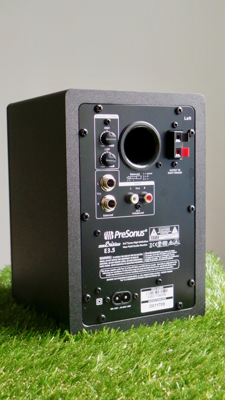 PreSonus Eris E3.5 : PresonusEris35Back